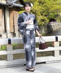 浴衣 変わり織り浴衣3点セット「浴衣・帯・下駄...の詳細画像5