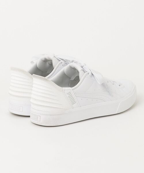 「PUMA」 ローカットスニーカー 24.5cm ホワイト メンズ_画像2