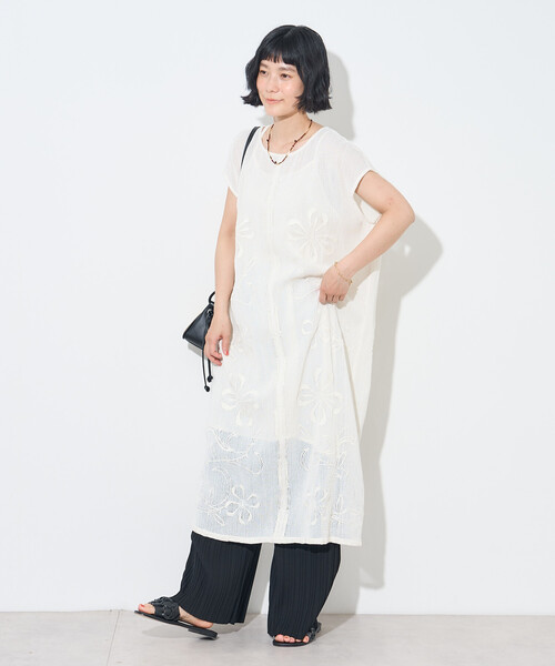 FREAK'S STORE（フリークスストア） ワンピース 夏 インド メッシュ