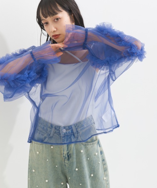 「terrace」 長袖カットソー MEDIUM ブラック レディース_画像9