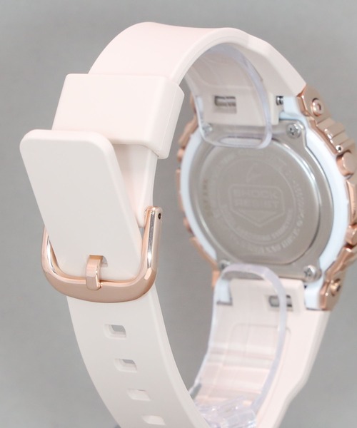 「G-SHOCK」 デジタル腕時計 FREE ピンクゴールド レディース_画像6