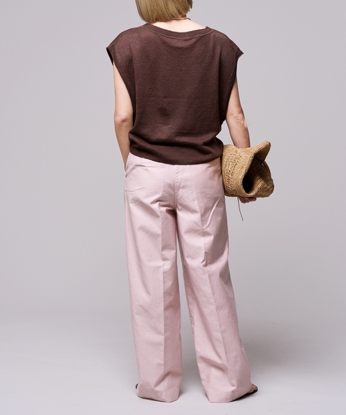 「IENA LA BOUCLE」 パンツ 34 ピンク レディース_画像2