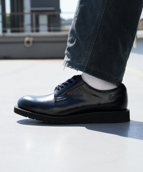 Danner ポストマンシューズ ブラック Danner（ダナー） ブーツ POSTMAN SHOES ガラスレザー ポストマン