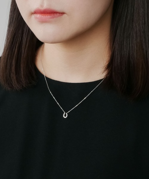 ヴァンドーム青山　ホースシューダイヤモンドネックレス VENDOME AOYAMA（ヴァンドーム青山） ネックレス プラチナ ホース