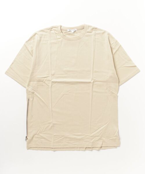 brook tシャツ STYLEBLOCK tシャツ サイドジップコットンポンチビッグ
