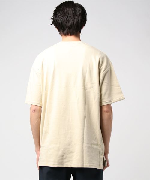 STYLEBLOCK tシャツ サイドジップコットンポンチビッグ