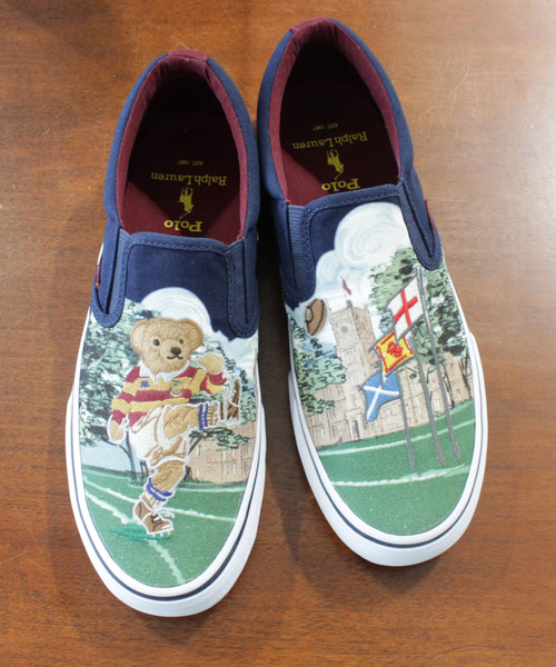 スリッポン ポロラルフローレン メンズ Thompson Polo トンプソンポロ スリッポンスニーカー Zozotown 通販 Paypayモール