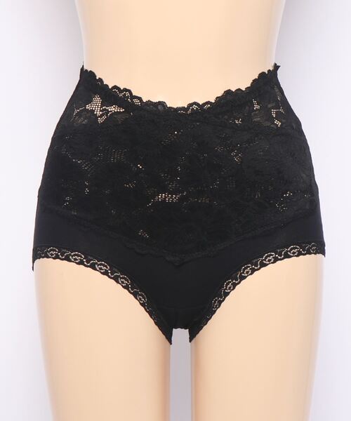 Lace Ladies（レースレディース） ショーツ 綿混ハイウエストレース
