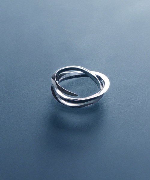 指輪 レディース 「YArKA/ヤーカ」」triangle irregular twist ring/トライアングル 不規則 捻りリング silver｜zozo｜19