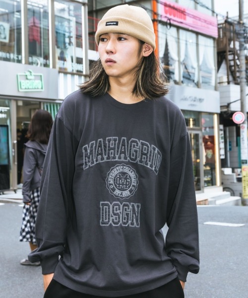 tシャツ 「mahagrid/マハグリッド」INTERNATIONAL RAGLAN LS TEE/インターナショナルラグラン 長袖Tシャツ レディー MAHAGRID tシャツ 「mahagrid/マハグリッド」INTERNATIONAL