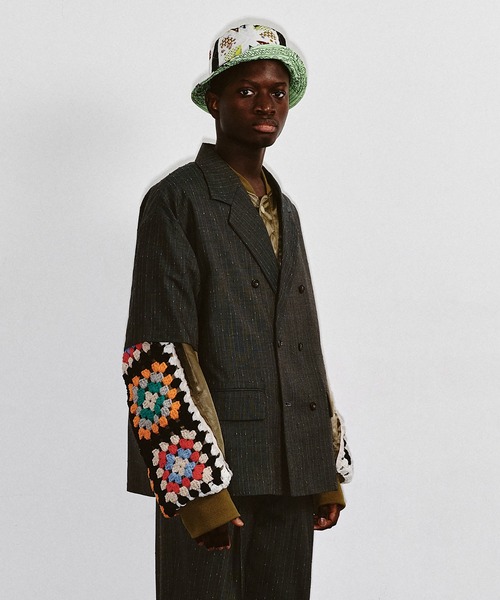 DISCOVERED ma1 ma-1 CROCHET SLEEVE MA-1 メンズ レディース