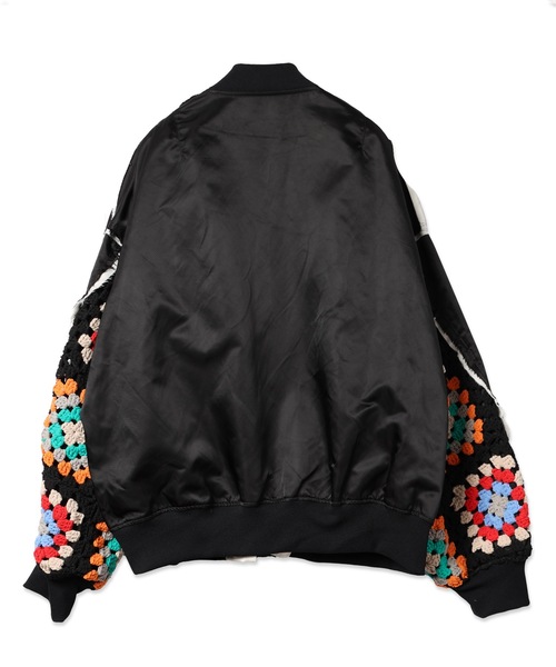 DISCOVERED ma1 ma-1 CROCHET SLEEVE MA-1 メンズ レディース