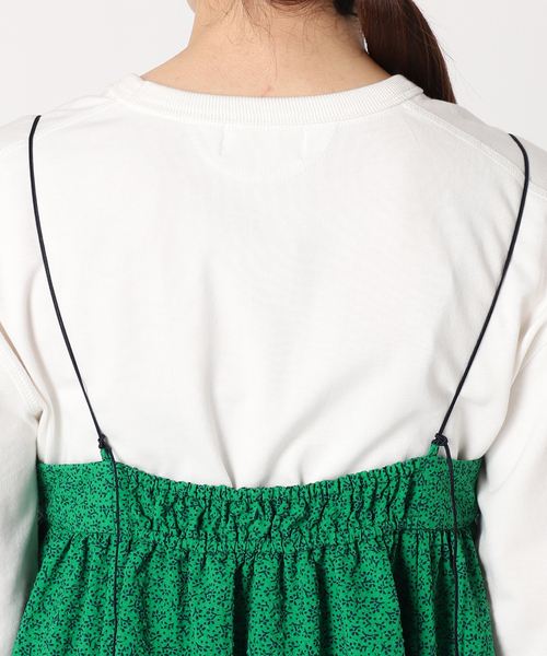 SLOBE IENA（スローブイエナ） ワンピース タフタプリントキャミワンピ