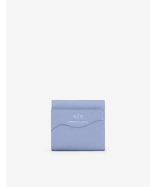 財布 「A|X アルマーニ エクスチェンジ」「オンライン限定」A|Xロゴ　三つ折りミニウォレット レディースの画像