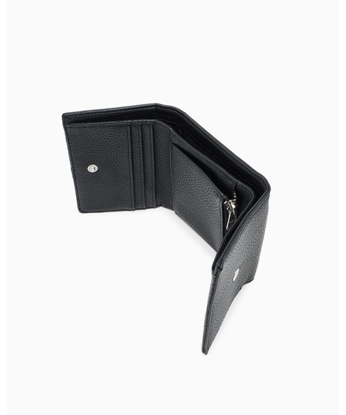 送料・関税込み【EMPORIO ARMANI】ロゴ 三つ折り ミニウォレット 関税込】EMPORIO ARMANI アルマーニ◇ロゴ ミニ 三つ折り財布