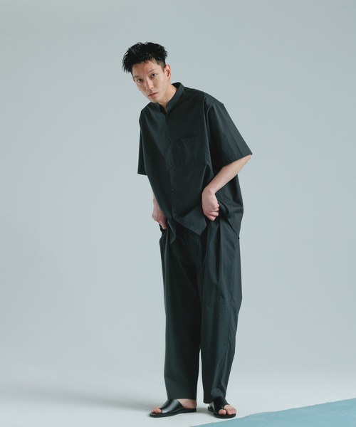 【ミヤビ】アダムエロペ アシンメトリー レザー トングサンダル ブラック ADAM ET ROPE'（アダムエロペ）の「【CESSE】アシンメトリー