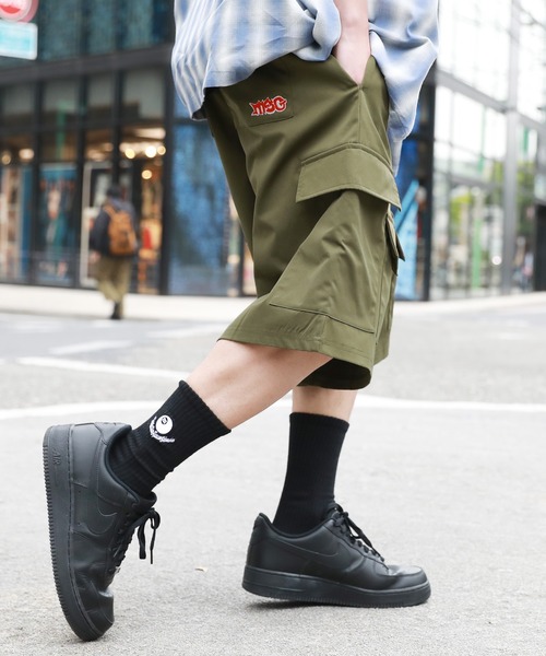 カーゴパンツ 8ポケットオーバーカーゴハーフパンツ メンズ