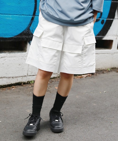 カーゴパンツ 8ポケットオーバーカーゴハーフパンツ メンズ