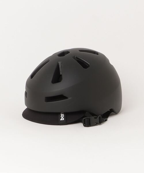 bern ヘルメット 黒 The Brentwood 2.0 Urban Bike Helmet | Low-Profile | Flip