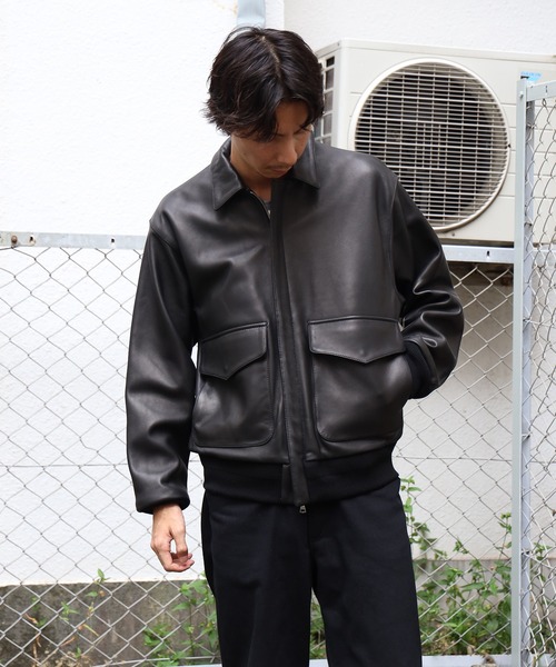 FIDELITY（フィデリティ） 革ジャン ライダース LAMB LEATHER A-2