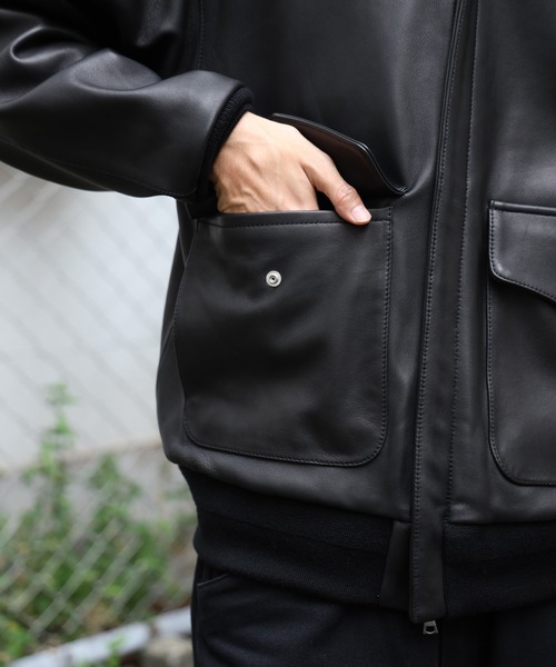 FIDELITY（フィデリティ） 革ジャン ライダース LAMB LEATHER A-2