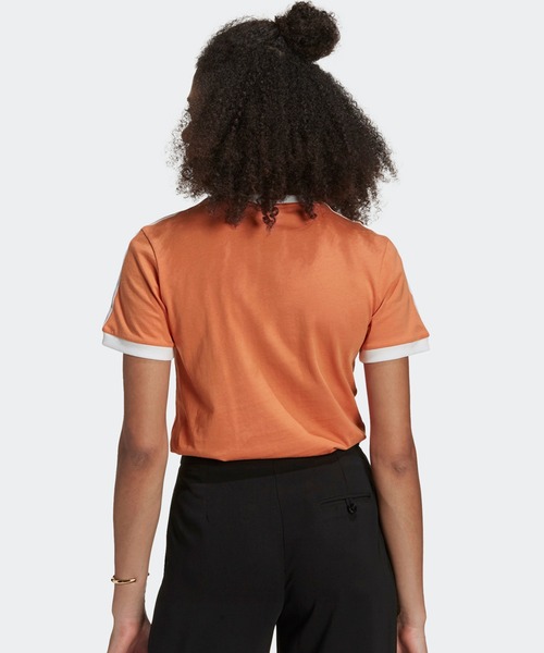 「adidas」 半袖Tシャツ MEDIUM ブラック WOMEN_画像7