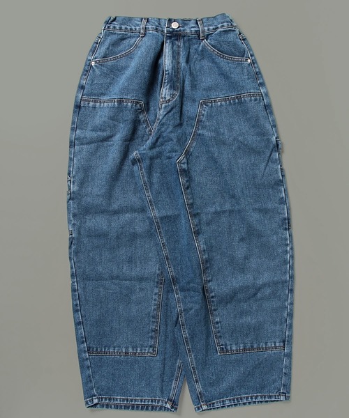 デニムペインターパンツ CALIFORNIA OUTFITTERS ジーンズ 3-9E36 ユーズド加工 デニム
