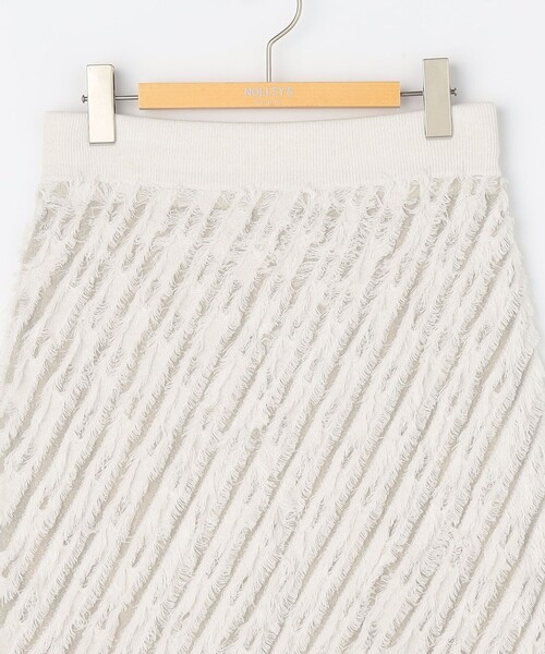 美品　NOLLEY’S Sophi 【手洗い可能】透かし編みニットスカート 美品 NOLLEY'S Sophi 【手洗い可能】透かし編みニットスカート