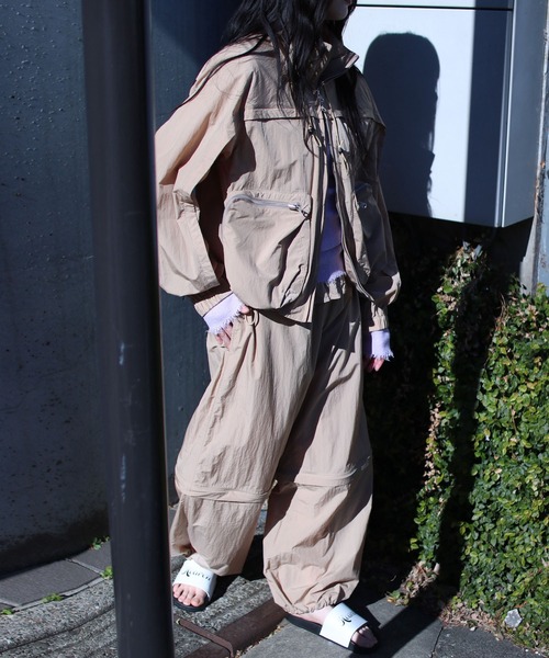 G.V.G.V.（ジーヴィージーヴィー） パンツ NYLON PANTS レディース