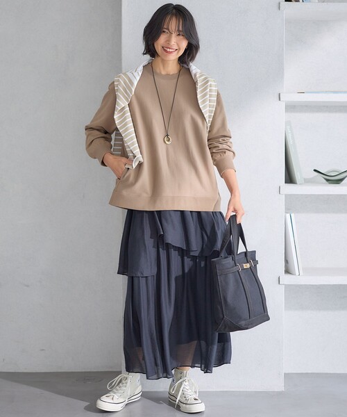 tシャツ 「Oggi4月号掲載/洗える」Armor-lux バイカラーボーダー カットソー レディース 23区 tシャツ 「Oggi4月号掲載/洗える」Armor-lux バイカラー