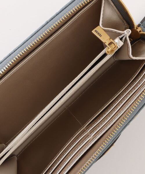 GUESS 財布 「GUESS」ゲス IZZY peony debossed Large Zip