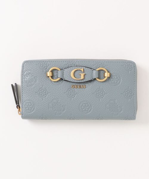 GUESS 財布 「GUESS」ゲス IZZY peony debossed Large Zip