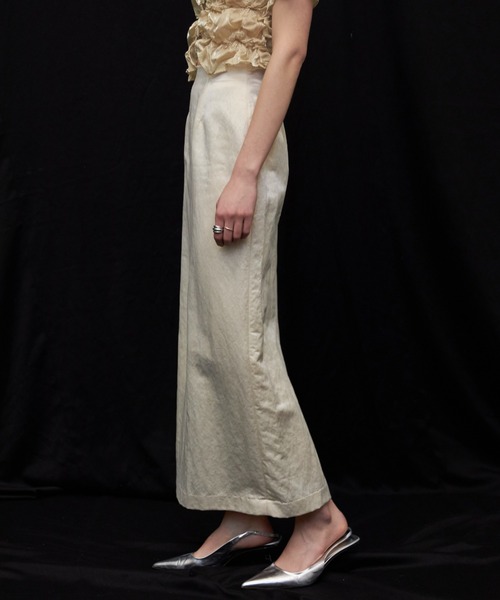 JOSE MOON スカート SIMPLE SATIN SKIRT/シンプルサテンスカート