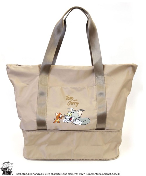 トム&ジェリー　トム1種　ボストンバッグ本体:PVCレザーTOM & JERRY トム&ジェリー トム1種 ボストンバッグ本体:PVCレザーTOM