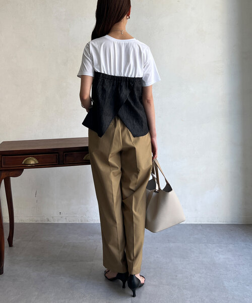 eimy istoire♡ビスチェドッキングTシャツ ビスチェドッキングTシャツ♡eimy istoire 【公式通販】