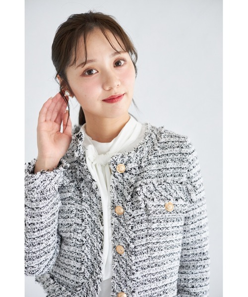 tocco closet（トッコ クローゼット） ジャケット ノーカラー