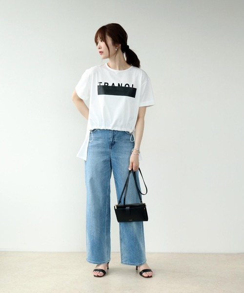 tシャツ ドローコードTRANOI Tシャツ レディース ドローコードTRANOI Tシャツ | AND ON JIONE STORE（アンドオン