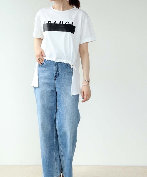 tシャツ ドローコードTRANOI Tシャツ レディース ドローコードTRANOI Tシャツ | AND ON JIONE STORE（アンドオン