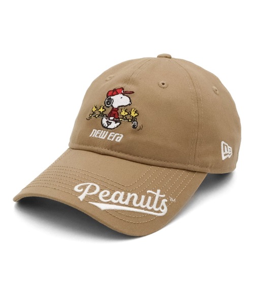 レア/廃番【ニューエラ×スヌーピー】限定コラボ キャップ ピンバッチ 茶ブラウン ニューエラからPEANUTSコレクションが登場！スヌーピーデザイン