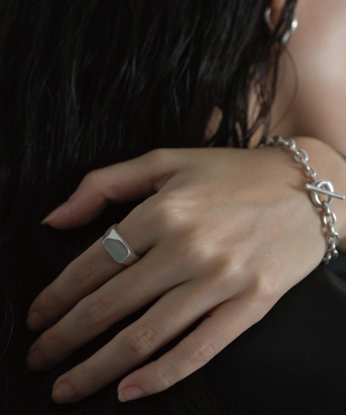 TEN パレットリング　シルバー925 9号 TEN. 指輪 リング SILVER925 パレットリング レディース メンズ