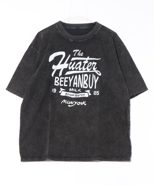 DIAVEL tシャツ ヴィンテージライクグラフィックTシャツ / オーバー