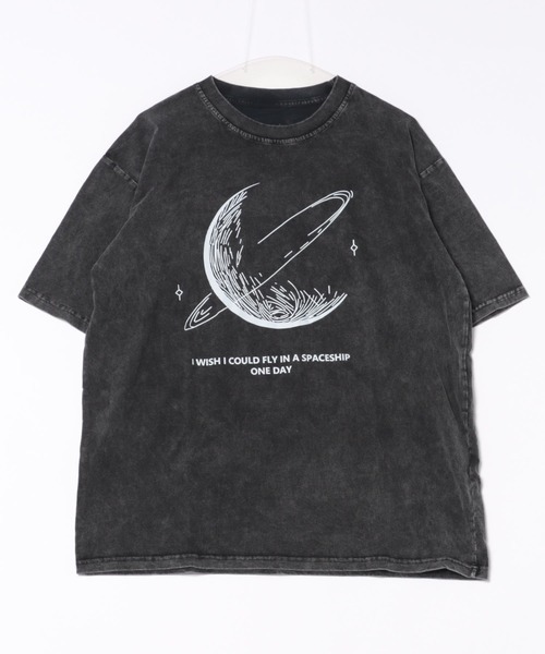 DIAVEL tシャツ 半袖 ヴィンテージライクグラフィックTシャツ