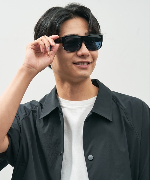 Zoff サングラス 「WEB限定」スクエア型 オーバーサングラス