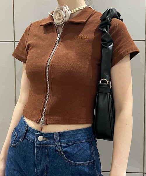 Y2K 半袖 Tシャツ ゆったり カジュアル ショート丈 ショート丈 ワイツーケー Y2K[品番：AGCW0001931]｜SUNSHINE