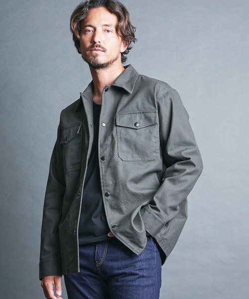 Magine ブルゾン アウター BRASHED CTN SERGE COACH JKT