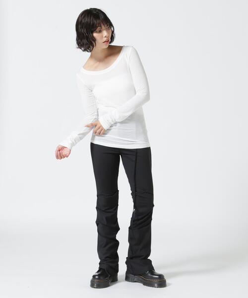 NACHE パンツ NACHE/ナチェ/DRAPING JERSEY PANTS レディース