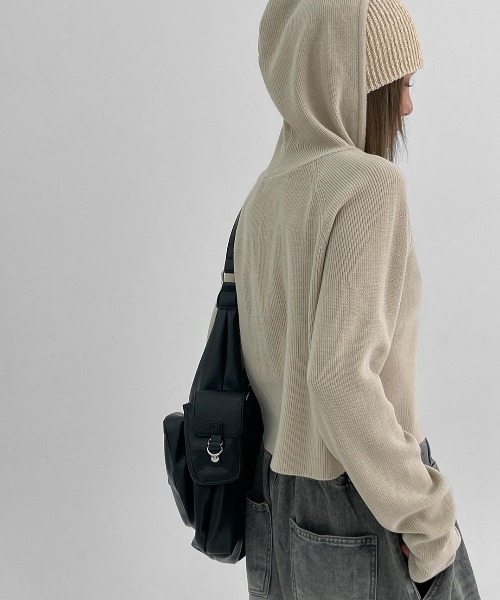 BLACKUP パーカー 「MADE」 キンシュクロップラグランパーカー