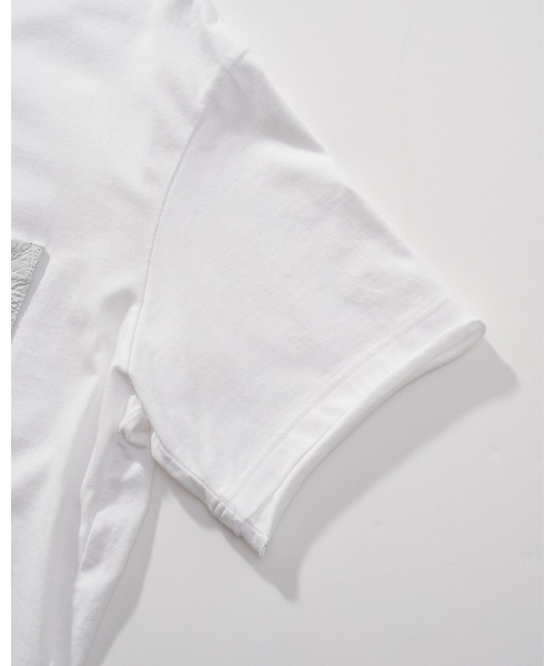 W93 wjk military pocket Tee Tシャツ M ホワイト 2023 SS｜リデザインを繰り返してきた、異素材を組み合わせた