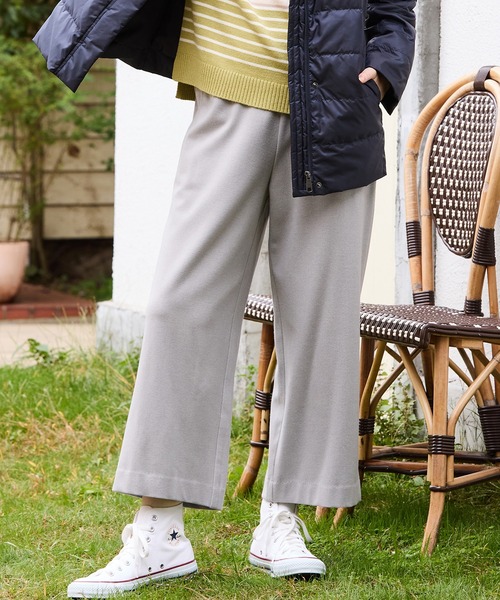 DECOY SINCE 1981 スラックス パンツ 裏起毛ストレッチワイド
