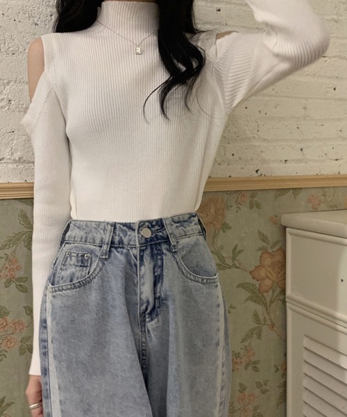 miniministore（ミニミニストア） ニット セーター リブニットトップス